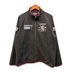 Eddie Bauer Vinson Massif 2011 Antarctica Expedition Fleece Jacket Mens XL Black